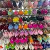 Venta al por mayor Colgante de Bola de Piel de Zorro Real Muñeca Accesorios para Bolsa Llavero de Piel de Felpa Estilo Coreano Moderno