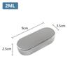 Caja de Agujas de Aluminio Caja de Desinfección Multiespecificación con Tapa Termómetro de Mercurio Caja de Almacenamiento de Acupuntura Caja de Termómetro para Remojo de Agujas