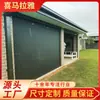Cortina de rolo elétrica à prova de vento para exterior inteligente cortina de exterior à prova de chuva cortina de proteção solar cortina de isolamento bloqueadora de luz