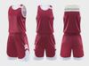 Fabricante direto uniforme de basquete masculino secagem rápida respirável uniforme de basquete estudantes universitários compra em grupo uniforme de competição impressão de LOGO
