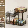 Estante de almacenamiento de escritorio, estante para bocadillos en la encimera de la mesa de comedor, organizador de varias capas, portavasos y portadulces para la mesa de centro