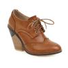 Comercio exterior Primavera y Otoño nuevos tacón especial tacón alto zapatos pequeños de cuero retro brogue College estilo británico zapatos de mujer tacón alto zapatos de una capa