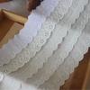 Hilo de Algodón Bordado de Flores de un Lado Borde de Algodón Puro DIY Accesorios de Ropa Costura Decorativa Ropa Falda Accesorios de Empalme