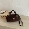 Bolso de hombro versátil para mujer, nuevo y moderno 2026, bolso de mano retro para otoño/invierno, bolso almohada, bolso bowling
