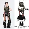 Roupas de Dança Jazz para Meninas Tendência Cool Fashionável Infantil Fantasia para Apresentação de Palco Jazz Conjunto Cool de Blusa Camuflada para Crianças
