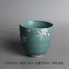 Conjunto de Chá Estilo Japonês Vintage e Xícara de Chá Cerâmica Estilo Caneca para Sopa Bebida Caneca Andorinha Doméstica Listrada Café Pequena Xícara Micro-mancha