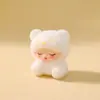 Criativo Cartoon Flocking Yun Meng Meng Acessórios para bonecas de grãos Saco cego vivo Caixa cega Decorações para mesa de escritório Pequenos ornamentos