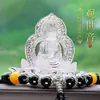 Adorno para Coche Guanyin Interior Guanyin Doble Cara para Seguridad Tablero del Vehículo Decoración de Lujo