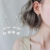 Pendientes de cereza de plata 925, elegantes pendientes de perla de plata esterlina coreana, pequeños pendientes de personalidad femenina, exquisitos pendientes que combinan con todo Mini