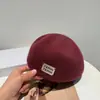 Boina de Uso Invertido Estilo Coreano para Mulheres, Novo Estilo Outono e Inverno, Chapéu Estruturado que Faz o Rosto Parecer Menor