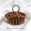 Peine Masajeador de Anillo de Sándalo Dorado para Estimulación del Cuero Cabelludo, Peine de Madera con Puntos para la Salud y Terapia de la Cabeza, Grabable, Peine de Madera Maciza para Uso Doméstico