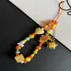 Nueva Cadena con Colgante de Estrella de Cara Sonriente de Dibujos Animados Correa para Lanyard de Teléfono Móvil Colgante para Bolso Llavero Correa para Funda de Teléfono para Hombres y Mujeres