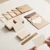 Sobres para Tarjetas de Felicitación de la Serie Rosa Sencilla Más Vendidos Transfronterizos con Bordes Ondulados de Colores, Invitaciones Estilo Europeo Hechas a Mano, Sobres Estilo Occidental