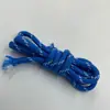 Cordón Serie Miu Punto de Salto Cuerda Redonda Cuerda Trenzada de Poliéster Colorida 5mm Cordón Tejido a Mano Cuerda de Paraguas Cordón para Sombrero