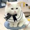 Babero para Gato Navidad Encaje Resbaladizo Perro Grande Mascota Bufanda para Perro Decoración Lazo Decoración para Gato Babero para Perro