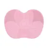 Cepillo de Limpieza Popular Transfronterizo de Silicona para Manzana con Ventosa Herramienta de Brocha de Maquillaje Almohadilla de Limpieza Portátil en Stock Almohadilla de Limpieza para Manzana