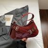Bolsa Transversal da Moda para Mulheres 2025 Outono Nova Bolsa Quadrada Pequena Casual Nicho Elegante Simples Bolsa de Ombro