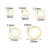 Anillo Hecho a Mano Anillo Individual Anillo Abierto Hebilla de Langosta Interfaz Pulsera de Cuentas Material para DIY Collar Accesorios para Colgar en el Coche