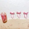 Acessórios Populares Coloridos de Laço para Nail Art, Laços Doces de Fita para Decoração de Unhas e Cabelos, Acessórios de Resina DIY no Atacado