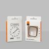 Caja de reloj universal de fábrica de origen, caja blanca naranja con ventana de puntos, caja de embalaje para reloj inteligente Apple de 49 mm