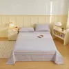 Sábana de Cama de Algodón Grueso de Verano Pieza Única Modelo Nuevo 2026 Dormitorio Individual Funda de Edredón Engrosada Esterilla Refrigerante de Lino Algodón Puro No Algodón