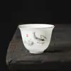 Taza de Té de Cerámica Pintada a Mano con Esmalte Debajo, Taza de Té Kung Fu, Taza de Maestro, Taza Individual, Juego de Té para el Hogar, Taza de Té Estilo Chino