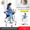 Companheiro de Cristal crianças com paralisia cerebral andador com rodas adultos de meia-idade e idosos Acidente Vascular Cerebral hemiplegia perna e pé reabilitação treinamento Andador