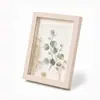 MDF Transfronteiriço Grão de Madeira Preto Oco 2cm Armazenamento 10 Polegadas A4 Decorativo 3D Pendurado na Parede Criativo Porta-Retrato