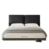 Cama Colgante de Hierro Forjado para Dormitorio del Hogar Cama Doble Moderna Simple Marco de Metal Oreja de Elefante Cama Suave Se Puede Personalizar