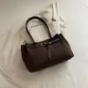 2026 Nueva Textura Bolsa para Axila de Mujer Gran Capacidad Bolso de Hombro para Viajes Cotidianos Bolso Baguette Mate de Gama Alta de Nicho Transfronterizo