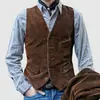 Estación Independiente de Amazon Transfronteriza Ropa de Trabajo Chaleco para Hombre Americano Chaleco de Pana Chaqueta
