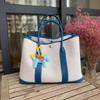 2025 Bolso Nuevo de Cuero Genuino para Mujer Bolso de Hombro Cruzado Bolso Tote Color Block Bolso Jardín Portátil Bolso Grande Bolso de Compras Bolso Balde