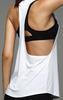 Blusa Esportiva Sem Mangas Cuidadosamente Selecionada, Regata de Yoga Sem Mangas Fina de Secagem Rápida para Fitness e Corrida, Roupa de Yoga Solta de Tamanho Grande