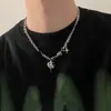 Collar de Zirconia Estrella Envuelto en Espinas Dulce y Fresco para Chicas Picantes, Cadena para Suéter de Diseño Nicho, Accesorio de Cadena para Clavícula de Gama Alta