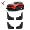 Adecuado para modelos Mazda 26 Cx-5 Guardabarros Modificados Hechos de Material PP, Guardabarros de Goma Blanda Delanteros y Traseros