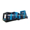 Exportar inflable grande para exteriores, circuito de obstáculos terrestre, castillo extragrande, cama elástica, tobogán, fuente, fabricante inflable