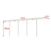 Prateleira de display para loja de roupas cabide de chão cabide de parede para roupas femininas roupas infantis cabide de parede em aço inoxidável cabide de parede com suporte lateral