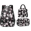 Mochila Escolar para Estudiante de Primaria con Estampado Completo de Kuromi Transfronteriza, Dibujos Animados, Gran Capacidad, Mochila Infantil, Lonchera Portátil