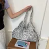 2026 Bolso de Hombro Tote de Gran Capacidad Estilo Perezoso para Mujer Estilo Coreano Estampado de Leopardo Casual para Compras y Viajes