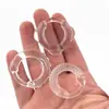 Anillo Bloqueador de Semen Ultra Pequeño de 1.1 mm de Diámetro Interior para Hombres, Anillo Compuesto Bloqueador del Prepucio Anti-Eyaculación, Anillo de Perlas, Súper Bastón para el Clímax, Compartido por Parejas