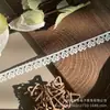 Em estoque Novo Lolita Bordado Solúvel Em Água Lace Leite Seda Único Lado Flor Onda Lace Lace Código De Barras