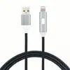 Cable de Datos con Luz LED Hueca de Colores 120W Carga Súper Rápida Adecuado para Apple Tipo-C Cable de Carga Fuente de Fábrica