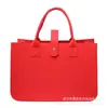 Suministro Especial Transfronterizo Más Vendido Bolsa de Compras Sencilla de Fieltro Bolsa de Almacenamiento Portátil Conveniente Bolsa de Regalo de Fieltro Personalizable