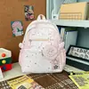 Mochila Transfronteiriça Novo Estilo para Alunos do Ensino Fundamental II e Médio, Mochila Escolar Fashionável com Estampa de Estrelas para o Dia a Dia, Mochila Doce Fresca e Fofa