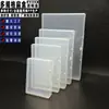 Múltiplas Especificações Caixas Vazias Pequenas de PP Ultrafinas Caixas de Embalagem Plásticas Transparentes Caixa de Armazenamento de Peças Caixa Plástica Plana