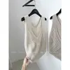 Top de punto Bangon Ins de dos piezas falsas, elegante y ajustado, camiseta de ganchillo calada, nuevo estilo de verano 2026