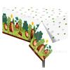 ZB212 erizo de dibujos animados animal de la selva fiesta europea y americana 130 * 220cm mantel desechable mantel de fiesta de PE