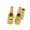 Cobre puro bañado en oro (SMC-C-J-1.5) conector RF coaxial para cable RG316 RG174 50 euros