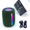 Altavoz Bluetooth inalámbrico nuevo transfronterizo portátil colorido con correa Mini Subwoofer exterior gran volumen al por mayor