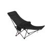Cadeira Dobrável Ajustável de Quatro Velocidades para Exterior com Apoio para os Pés, Cadeira de Lua, Cadeira com Encosto Ajustável, Cadeira para Pesca, Acampamento, Piquenique, Praia